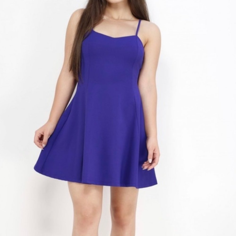 Zara TRF Blue Dress, S